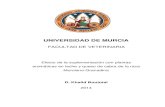 FACULTAD DE VETERINARIA Doctoral... · Facultad de Veterinaria Departamento de Tecnología de Alimentos, Nutrición y Bromatología Campus Universitario de Espinardo. 30071 Murcia