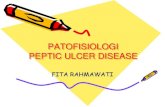 PATOFISIOLOGI PEPTIC ULCER DISEASE · 2014. 3. 21. · DEFINISI • Acid-related ... abdominal pain with or without evidence of bleeding may indicate a perforation of the ulcer through