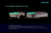Bucher XPro 5 / 8 / 15 XPro ES.pdf · • Electropulido de las canaletas perforadas en opción. Programacíon adaptada Automata programable via una pantalla de diálogo convivial.