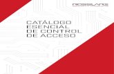 CATÁLOGO ESENCIAL DE CONTROL DE ACCESO · 2020. 7. 30. · de Proximidad y PIN CONTROLADORES DE PIN DE INTERIOR / PROXIMIDAD Y PIN AC-B32 Características principales • 125 kHz,