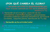 ¿POR QUÉ CAMBIA EL CLIMA?usuarios.geofisica.unam.mx/cecilia/cursos//clima2-CI.pdf · 2019. 3. 26. · 2. Variación en el arreglo y posición de los continentes y montañas (modifica