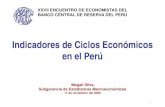 Indicadores de Ciclos EconómicosIndicadores de Ciclos ......Comparación de Ciclos Económicos 19981998--1999 con 20081999 con 2008--20092009 • A pesar de que la magnitud del choque