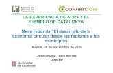 Jornada CONAMA 28-11-16 ARC Josep Maria Tost 2016/19… · z ^/ hk^ kdk z hz^k^ $