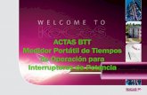 ACTAS BTT Medidor Portátil de ... - potenciatroy.com.mxOffice +52 (55) 15 46 44 22 E-Mail igonzalez@kocos.com info@mx.kocos.com Web Ismael González García ----- Ventas y Aplicaciones