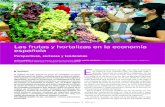 Las frutas y hortalizas en la economía...En el año 2019, las frutas y hortalizas aportaron 18.680,5 millones de euros a la Producción Final Agraria, de las cuales 9.624,8 correspondieron