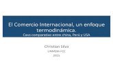 Caso comparativo entre Perú y USA - UNMSM€¦ · termodinámica. Caso comparativo entre china, Perú y USA Christian Silva UNMSM‐FCE 2015. Introducción • La presente investigación
