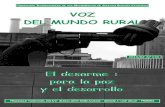 VOZ DEL MUNDO RURALfimarc.org/Castellano/VMR(E)/VMR110 (E).pdf30.000 armas nucleares en el mundo, que están en manos de nueve países: Esta dos Unidos, Rusia, Reino Unido, Francia,