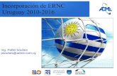 Incorporación de ERNC Uruguay 2010-2016 · 2016. 11. 3. · Características del Sistema Uruguayo. ... ESTADO DEL SISTEMA Fundamentos. VATES Actualiza el estado del sistema con la