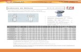 Cabezas de Rótula - rodavigo.net Transmisión/LASIOM 08 C… · Para cilindros neumáticos, rosca norma ISO 8139 (Cetop) Autolubricante, sin mantenimiento. Reducido incremento de