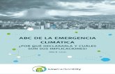 CLIMÁTICA ABC DE LA EMERGENCIA...1er Informe de de evaluación del Panel Intergubernamental sobre el Cambio Climático ( IPCC) 1990 2000 2010 Cop 21: Acuerdo de París. ... (WAIS)