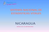 NICARAGUA - CEPAL...Nicaragua: Hechos Vitales (Nacimientos y Defunciones) y Porcentaje de Cobertura. Período 2007-2016 Porcentaje de Cobertura INIDE-MINSA INIDE-CSE Nacimientos 2007