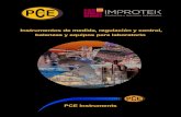 PCE Instruments - improtek.cl · 2018. 12. 21. · PCE Instruments DATOS DE CONTACTO: Improtek Ltda. Casa Matriz: Av. San Josemaría Escrivá de Balaguer Nº 13.105 Of. 504, Lo Barnechea,
