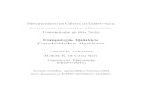 Computac˜ao Quˆantica: Complexidade e Algoritmoscef/mac499-09/monografias/andre-jucovsky/avalia… · Complexidade e Algoritmos Carlos H. Cardonha Marcel K. de Carli Silva Cristina