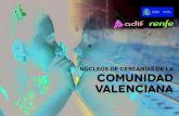 NúcleoS de Cercanías de LA COMUNIDAD VALENCIANA · Valencia Nord - Castelló de la Plana Valencia N. - Reciente 4--núcleo de Alicante C1 Alacant - Murcia Alacant - Murcia >