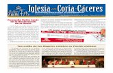Iglesia en Coria-Cáceres · 2012. 11. 12. · Iglesia en Coria-Cáceres Semanario DioceSano De información Suplemento al Boletín oficial del obispado de coria-cáceres / n.º 3022