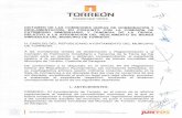 Torreón · 2019. 6. 10. · PRIMERO.- El Ayuntamiento de Torreón, en el marco de la reforma reglamentaria al sistema de normatividad municipal, en la que se busca modernizar e implementar