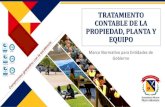 TRATAMIENTO CONTABLE DE LA PROPIEDAD, PLANTA Y EQUIPOintranet.umng.edu.co/wp...CONTABLE-DE-LA-PROPIEDAD-PLANTA-Y … · PROPIEDAD, PLANTA Y EQUIPO. AGENDA 1.ASPECTOS GENERALES 2.PROPIEDAD,