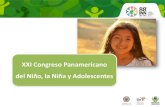 XXI Congreso Panamericano del Niño, la Niña y Adolescentes · 2016. 5. 12. · Erradicación de la Explotación Sexual, Tráfico y Trata de Niños, Niñas y Adolescentes Asamblea