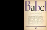 Babelamericalee.cedinci.org/wp-content/uploads/2020/09/babel... · 2020. 9. 4. · babel revista de arte y critica noviembre - diciembre, 1947 sumario e. m. forster: mi propio centenario