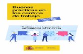 Buenas prácticas en los centros de trabajo - Documentacion.eu...Buenas prácticas en los centros de trabajo DE ABRIL Medidas para la prevención de contagios del COVID-19 MINISTERIO