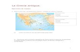 La Grecia antigua....La Grecia antigua. Ejercicios de repaso. 1. Observa este mapa del Mediterráneo Oriental , completa los cuadros y responde. a) ¿Cómo se llama el mar que baña