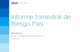 Informe trimestral de Riesgo País - BBVA Research · Informe Trimestral de Riesgo País – Marzo 2014 • El ajuste de carteras continuó a lo largo del 1T-14 llevando la corrección