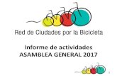 RCxB - Red de Ciudades por la Bicicleta - Informe de ......19 Plan Estratégico Estatal de la Bicicleta (PEEB) Miembros Comité Técnico Permanente Reuniones realizadas y previstas