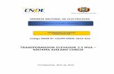 TRANSFORMADOR ELEVADOR 2.5 MVA SISTEMA AISLADO COBIJA - Empresa Nacional de ... · 2016. 4. 8. · empresa nacional de electricidad transformador elevador 2.5 mva – sistema aislado