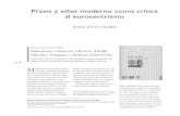 Praxis y ethos moderno como crítica al eurocentrismoscielo.unam.mx/pdf/desacatos/n30/n30a14.pdf · y la necesidad del trabajo teórico de la praxis. lo que ve sánchez Váz-quez