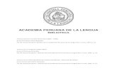 ACADEMIA PERUANA DE LA LENGUA...Titulo (1):Honorio Delgado, hombre sintesis Autor (2):José Luis Bustamante y Rivero Pie de imprenta (3):En : Boletín de la Academia Peruana de la