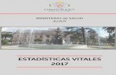 Ministerio de Salud - ESTADÍSTICAS VITALES 2017salud.jujuy.gob.ar/wp-content/uploads/sites/14/2018/10/...Tasa de Natalidad x 1000 19,9 20,1 20,2 20,5 18,7 19,1 20,1 18,8 17,2 16,1