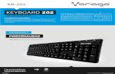 KEYBOARD 202 - Vorago...Comodidad y funcionalidad El teclado multimedia KB-202 de Vorago cuenta con un diseño ergonómico para largas jornadas de trabajo, y gracias a sus 10 teclas