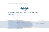 Planta de producción de MCB - UAB Barcelona...Capítulo 9. Operación en planta Planta de producción de MCB MCB Industries 7 9.3.1. Área 100: Almacenaje de materias primas En esta