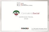 EJERCICIO FISCAL 2018 - SEC Sonora Capacitacion... · • b) Beneficiar a centros educativos migrantes, incluyendo el nivel de secundaria, con acciones de fortalecimiento académico,
