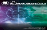 ACTA OTORRINOLARINGOLÓGICA · 2020. 11. 9. · Acta Otorrinolaringológica • Vol. • N • 02 ISSN 665-0355 5 El 11 de marzo, la Organización Mundial de la Salud declara a la