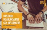 II Estudio de Anunciantes con Influencers...para realizar campañas con influencers de forma automatizada en todas las redes sociales: Facebook, Instagram, Twitter, YouTube, LinkedIn,