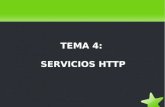 TEMA 4: SERVICIOS HTTP · 2011. 11. 16. · TEMA 4: SERVICIOS HTTP ... Punto 4.7. Control de acceso en Apache2