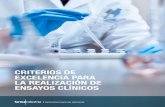 CRITERIOS DE EXCELENCIA PARA LA REALIZACIÓN DE ENSAYOS … · 2020. 12. 18. · La investigación clínica es cada vez más abierta, colaborativa e internacional. España se ha posicionado