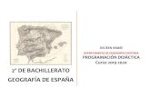 2º DE BACHILLERATO GEOGRAFÍA DE ESPAÑA“N-2º-BACHILLERATO-G… · 2º DE BACHILLERATO GEOGRAFÍA DE ESPAÑA ... Procedimiento para la recuperación de contenidos en el desarrollo