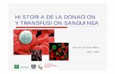 HISTORIA DE LA DONACION Y TRANSFUSION SANGUINEA · 2020. 2. 15. · Historia de la Donación y Transfusión Sanguínea 2 La sangre, elemento mágico Desde la antigüedad distintos