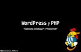 WordPress y PHP - WordCamp Madrid 2020 · 2018. 4. 23. · Como (casi) todo lo de WordPress, en el TRAC: #2996 - Add wordpress.org information page about upgrading PHP #41191 - Create