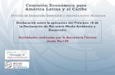 Comisión Económica para América Latina y el Caribe · 2015. 7. 8. · Seminario Principio 10 y el proceso regional . Socios . Principio 10 LAC en otros procesos (I) I Cumbre CELAC