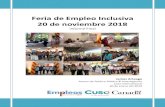 Feria de Empleo Inclusiva 20 de noviembre 2018 - Area … · 2019. 6. 4. · James Arteaga, Asesor de Política Pública e Investigación Cuso International 2 Agradecimiento a las