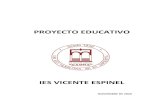 PROYECTO EDUCATIVO de Centro/PEC... · 2020. 11. 30. · Proyecto Educativo de cada centro contemplará los valores, los objetivos y las actuaciones que, partiendo de su realidad