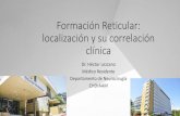 Formación Reticular: localización y su correlación clínica€¦ · Formación Reticular: localización y su correlación clínica Dr. Héctor Lezcano Médico Residente Departamento