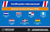 CertificaciónInternacionalernestobazan.com/content/20190815100754-2.pdf · Fundamentos: Estándar y marco normativo. ... (cursos ISO 22301 e ISO 31000). Speaker sobre Continuidad
