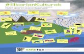 #ElkarlanKulturak · 2019. 1. 28. · El movimiento Donostiako Piratak se sumó al reto de afinar y afilar la definición.El 23 de enero, al mismo tiempo que se festejaba el inicio