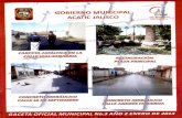 Municipio de Acaticacatic.com.mx/wp-content/uploads/3ra-gaceta-oficial.pdf · 2016. 8. 8. · Electrificaciones Se realizaron diversas electrificaciones en distintas lo- ... Se inscribieron