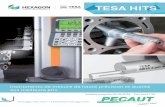 TECHNOLOG Y - PECAUT · 2018. 4. 11. · Comparateurs compatibles avec vérificateur d’alésage TESA VERIBOR : Numéro de vente Désignation Lecture (mm) Erreurs max. (µm) Répétabilité