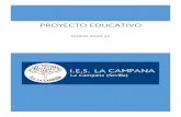  · CONSEJERÍA DE EDUCACIÓN Instituto de Educación Secundaria La Campana INDICE 0.-INTRODUCCIÓN ...